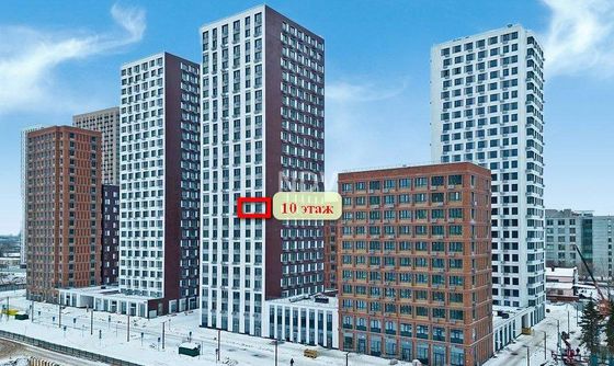 Продажа 1-комнатной квартиры 33,6 м², 10/25 этаж