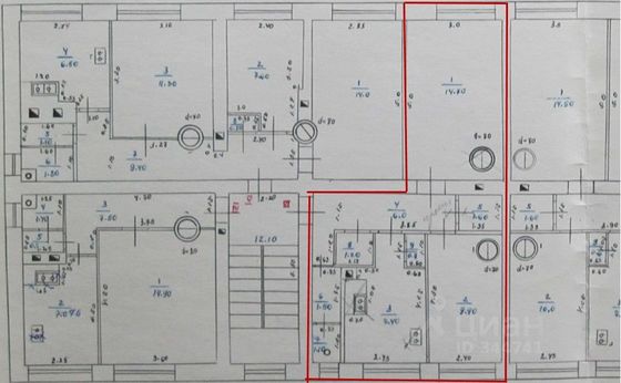 Продажа 2-комнатной квартиры 44,1 м², 2/2 этаж