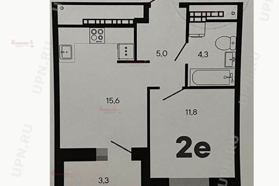 Продажа 1-комнатной квартиры 36 м²