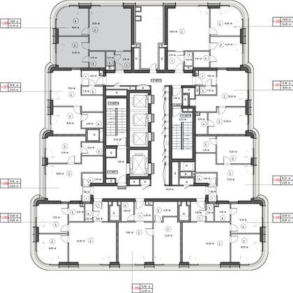 Продажа 2-комнатной квартиры 54,2 м², 31/53 этаж