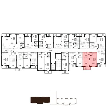 Продажа 1-комнатной квартиры 35,5 м², 2/11 этаж