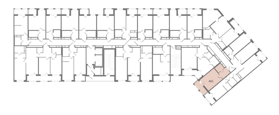 Продажа квартиры-студии 25,8 м², 10/12 этаж