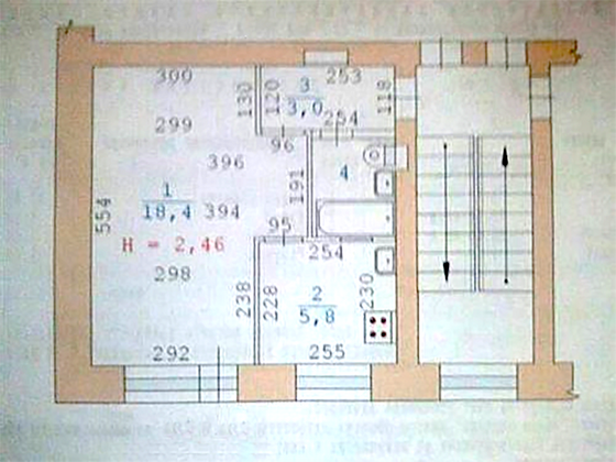 Продажа 1-комнатной квартиры 30,1 м², 1/4 этаж