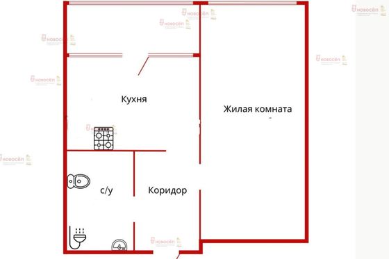 Продажа 1-комнатной квартиры 32 м², 10/25 этаж