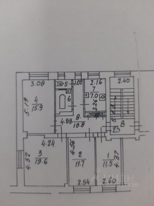 Продажа 1 комнаты, 16 м², 2/5 этаж