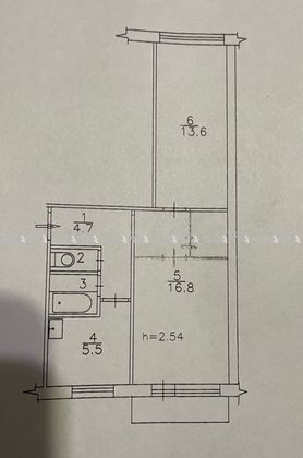 Продажа 2-комнатной квартиры 43,8 м², 5/5 этаж