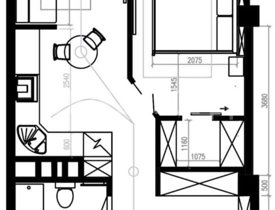 Продажа 1-комнатной квартиры 41 м², 18/18 этаж