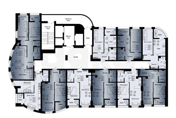 Продажа 1-комнатной квартиры 42,6 м², 14/24 этаж