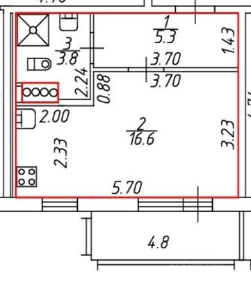 Аренда квартиры-студии 27 м², 9/14 этаж