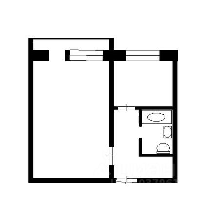 Продажа 1-комнатной квартиры 31,3 м², 4/5 этаж