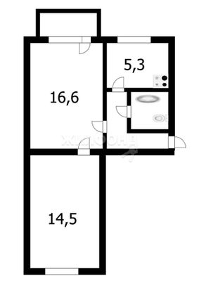 Продажа 2-комнатной квартиры 44,1 м², 2/5 этаж