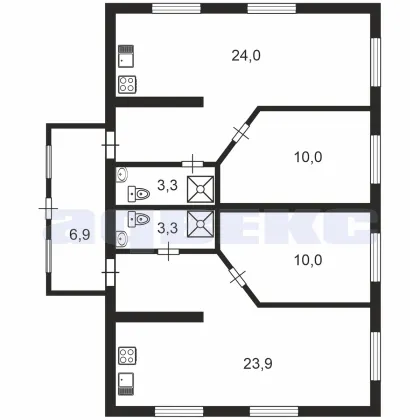 Продажа дома, 200 м², с участком 7 соток