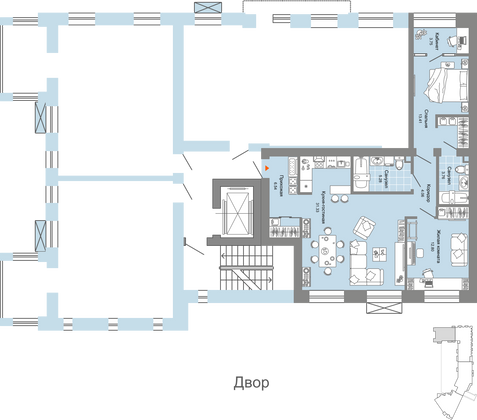 Продажа 3-комнатной квартиры 82 м², 5/7 этаж