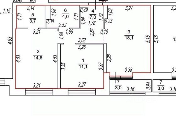 Продажа 2-комнатной квартиры 61,9 м², 5/15 этаж