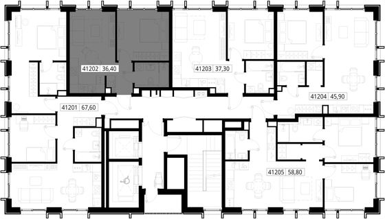 Продажа 1-комнатной квартиры 36,4 м², 12/15 этаж