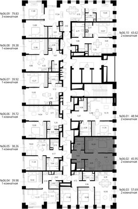 Продажа 2-комнатной квартиры 46 м², 6/26 этаж