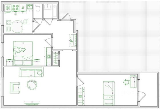 Продажа 3-комнатной квартиры 62,5 м², 2/9 этаж