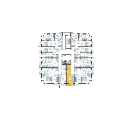 Продажа квартиры-студии 29 м², 2/16 этаж