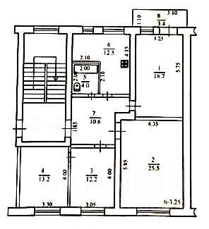 Продажа 4-комнатной квартиры 96,7 м², 3/4 этаж