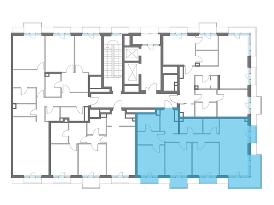 Продажа 3-комнатной квартиры 104,3 м², 4/9 этаж