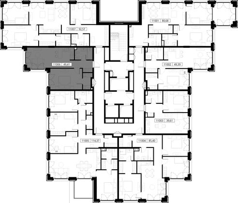 Продажа 1-комнатной квартиры 49,4 м², 10/15 этаж