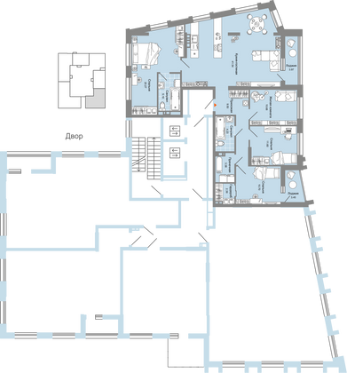 Продажа многокомнатной квартиры 123 м², 10/15 этаж