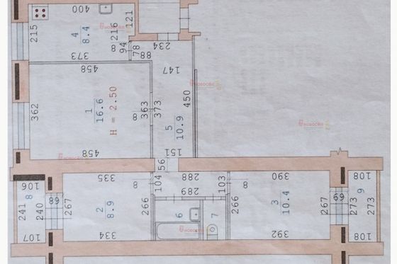 Продажа 3-комнатной квартиры 59 м², 4/10 этаж