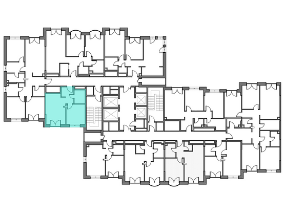 Продажа 1-комнатной квартиры 41,3 м², 23/28 этаж