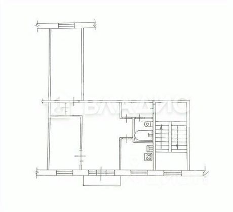 Продажа 3-комнатной квартиры 54 м², 5/5 этаж