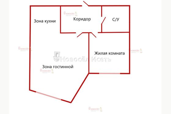 Продажа 1-комнатной квартиры 49 м², 4/19 этаж