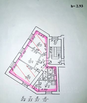 Продажа 3-комнатной квартиры 73,7 м², 2/3 этаж