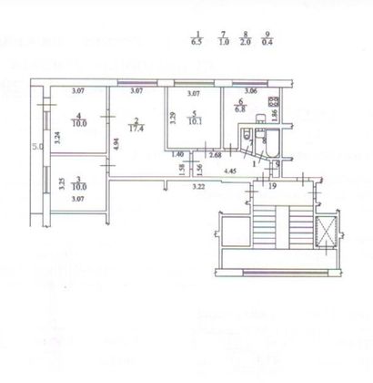 Продажа 4-комнатной квартиры 64,2 м², 5/9 этаж