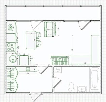 Продажа квартиры-студии 24,8 м², 6/17 этаж