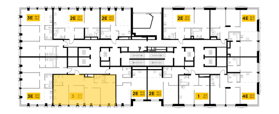 Продажа 3-комнатной квартиры 83,3 м², 29/35 этаж