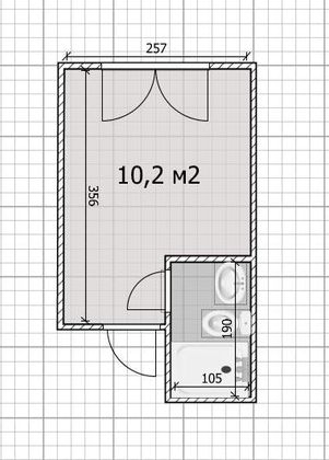 Продажа квартиры-студии 10,5 м², 1/9 этаж