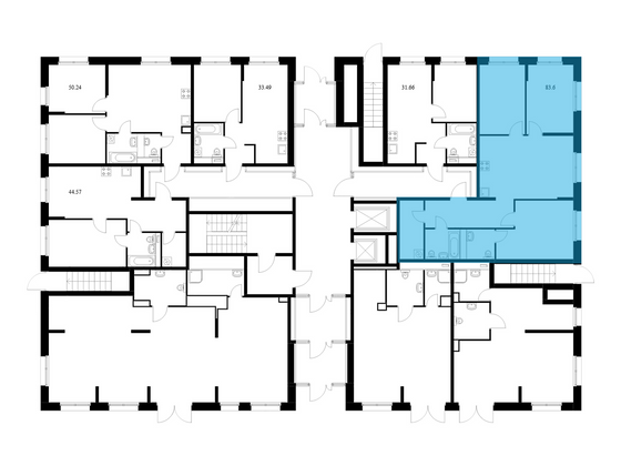 Продажа 3-комнатной квартиры 83,6 м², 1/10 этаж