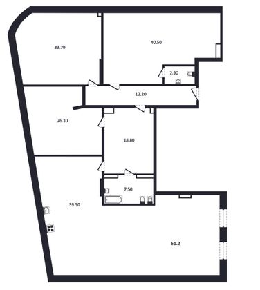 Продажа 4-комнатной квартиры 232,4 м², 3/3 этаж