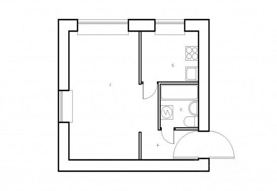 Продажа 1-комнатной квартиры 30,9 м², 1/4 этаж