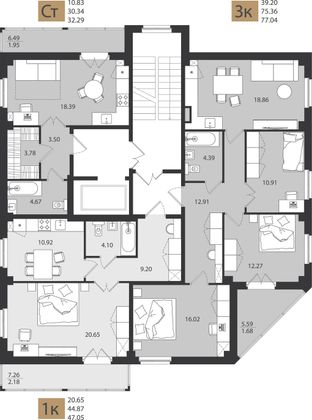 Продажа квартиры-студии 32,3 м², 2/9 этаж