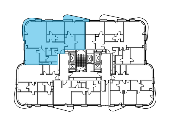 Продажа 3-комнатной квартиры 161,9 м², 3/14 этаж