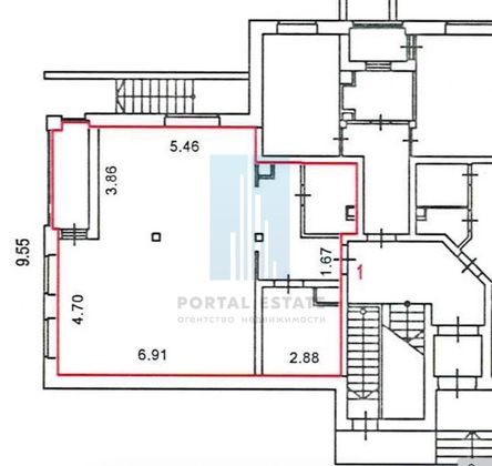 Продажа 3-комнатной квартиры 74,3 м², 1/4 этаж