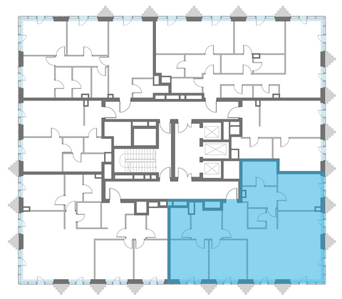 Продажа 3-комнатной квартиры 134,2 м², 2/14 этаж