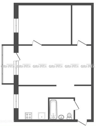 Продажа 2-комнатной квартиры 45 м², 5/5 этаж