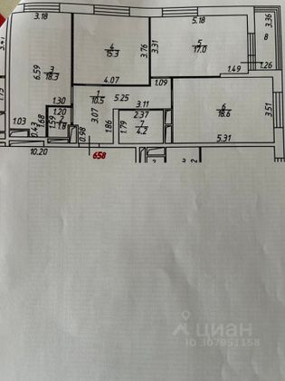 Продажа 3-комнатной квартиры 87,8 м², 15/22 этаж