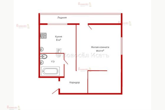 Продажа 1-комнатной квартиры 35 м², 2/16 этаж