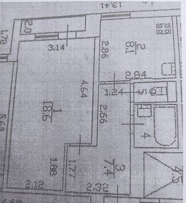 Продажа 1-комнатной квартиры 38,7 м², 1/10 этаж