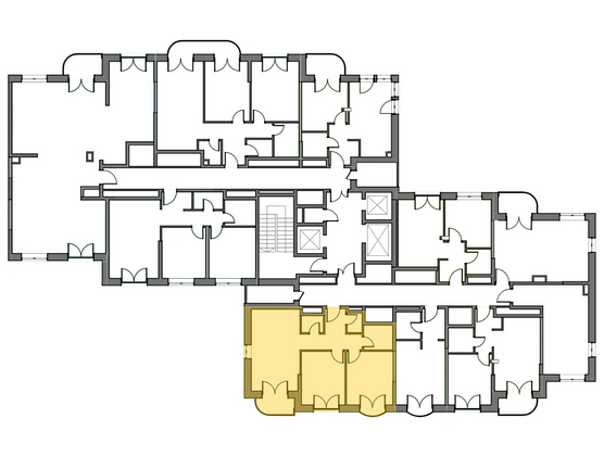 Продажа 2-комнатной квартиры 63,4 м², 20/26 этаж