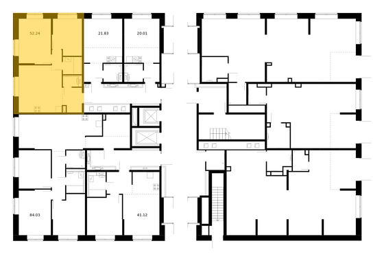 Продажа 2-комнатной квартиры 52,2 м², 1/10 этаж