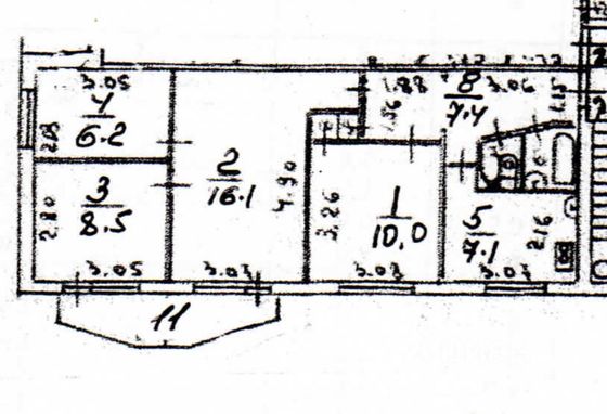 Продажа 4-комнатной квартиры 60 м², 6/9 этаж