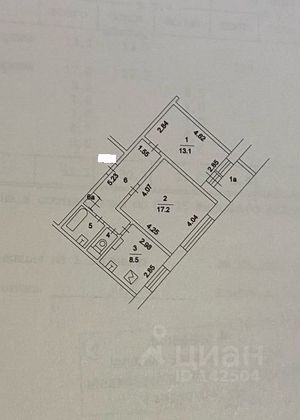Продажа 2-комнатной квартиры 52,1 м², 9/12 этаж